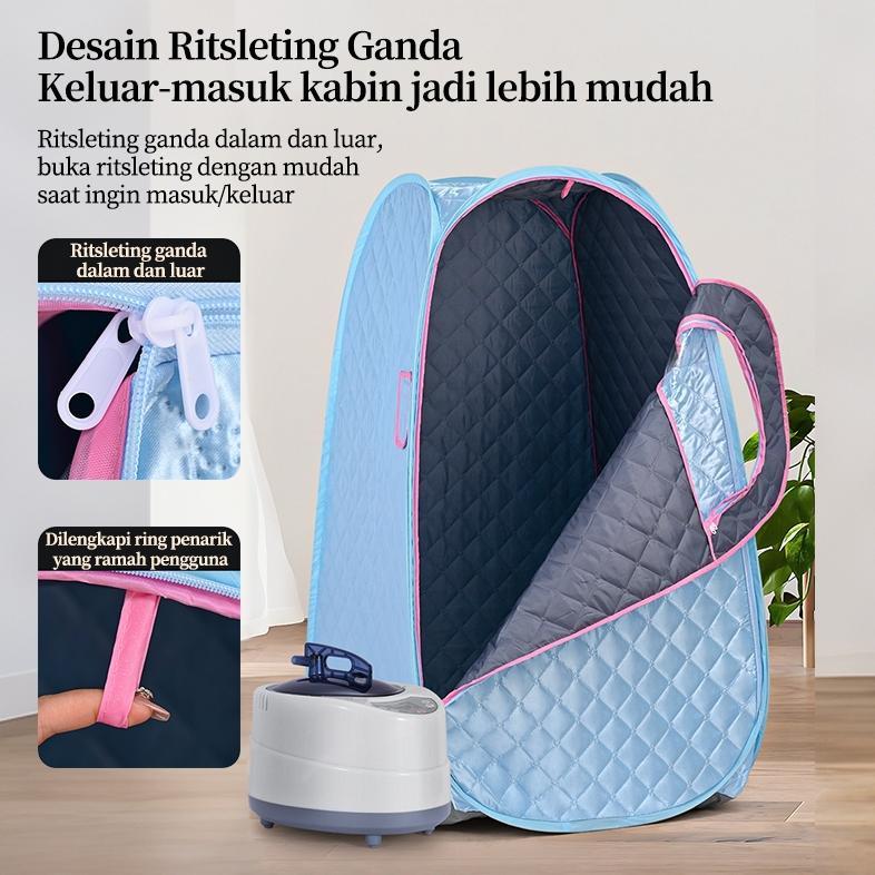 big promo benbo sauna uap lipat / sauna uap rumah tangga /mesin sauna uap portable/sauna portable sp