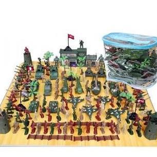 Mainan tentara set lengkap besar soldier military bag perang army tank SS
