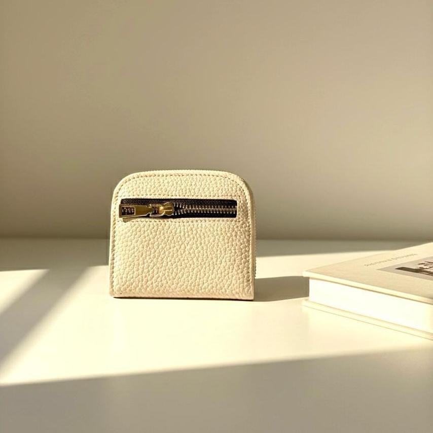 NEW PROMO Dompet Kartu Wanita Simple / Dompet Mini Motif Kulit Jeruk