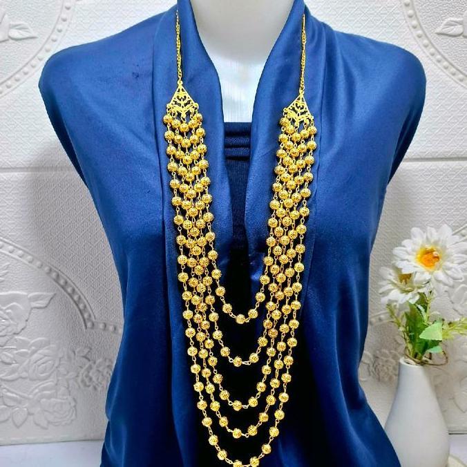 Rahmanaputra5 - Aksesoris Etnik Aloy Rodium Chrom MasDesign Exclusive pengantin minang kalung bugis