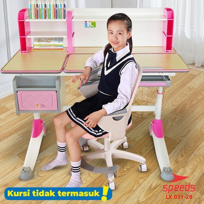 SPEEDS Meja Tulis Anak Ukuran 120cm Meja Kantor Meja Sekolah Meja Belajar Dewasa Buat Belajar Furnit