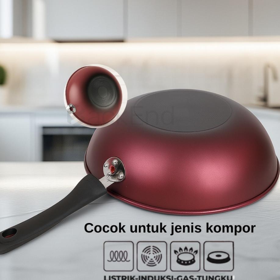 FREE ONGKIR WAJAN ANTI LENGKET / WAJAN PENGGORENGAN / WAJAN DIAMOND / TEFLON DIAMOND / TEFLON ANTI L