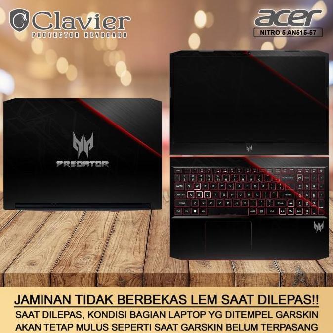 TERBARU - Cover Garskin Laptop Acer Nitro 5 AN515-57-52BQ 5534 921P 98VC Bening