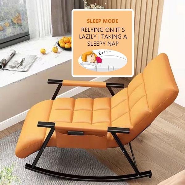 TETE_2 Kursi Goyang Santai Dengan Bantalan Tebal Kursi Malas Kursi Sofa Sofabed Multifungsi Kursi Go