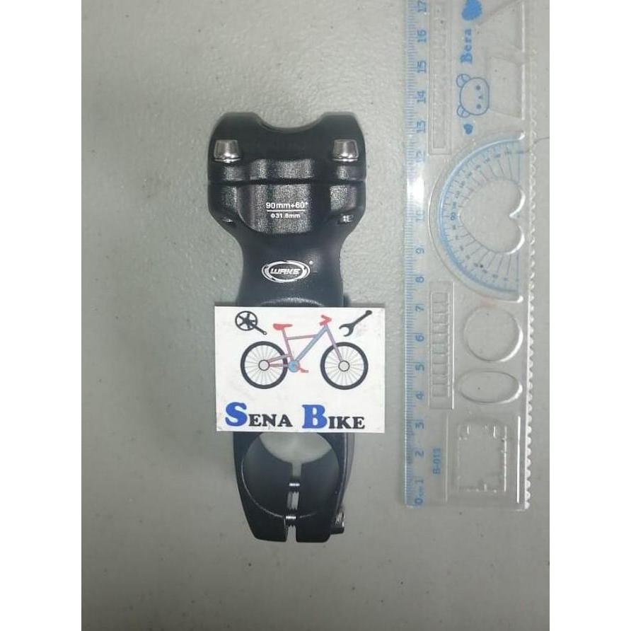 WAKE - Adjustable Stem Sepeda MTB 28.6 - 31.8 mm - 60 derajat