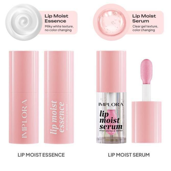 Ulipstik- [Paket Isi 2] Implora Lip Moist Serum & Essence - Lip Moist Serum