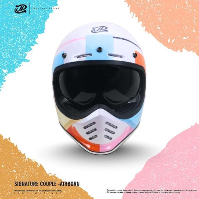 Sedia Jp Signature Helm Classic - Airborn - Helm Full Face Klasik | Original 100%