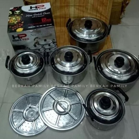 DISKON MINI PANCI SET STAINLESS 12 PCS - PANCI SET STEAMER - PANCI STAINLESS