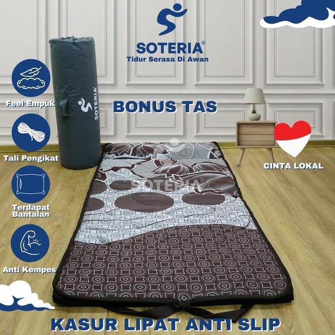 [Cuci Gudang Sale Free Ongkir] Kasur Lipat Tebal Anti Kempes / Kasur Busa Portable Anti Slip / Matra