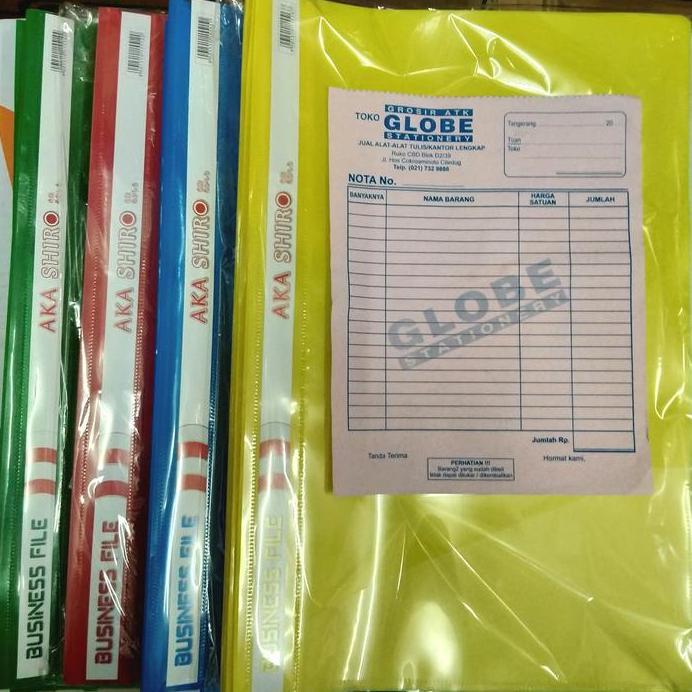 Ready Business File Folio AKA SHIRO per lusin (Bisnis Fail/Map Snelhecter)