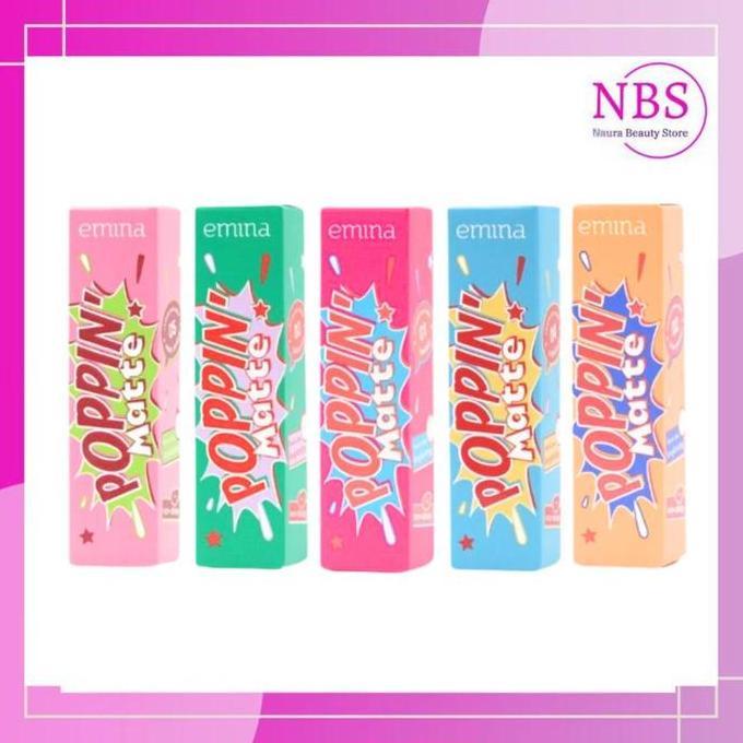 Ulipstik- Emina Poppin Matte (Emina Poppin Matte X Chatime)