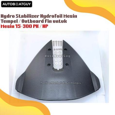 Hydro Stabilizer Hydrofoil Mesin Tempel / Outboard Fin untuk Mesin15-300PK/HP
