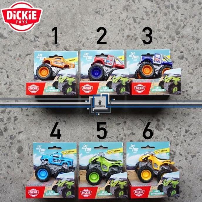 Ready Dickie Toys 4 X 4 OFFROADER Friction Monster Truck Jam