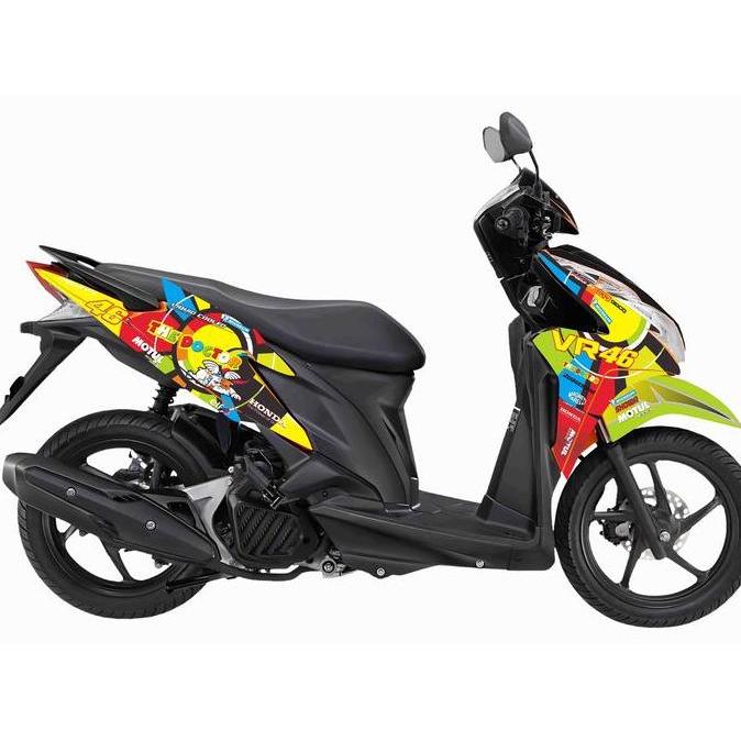 DECAL FULL BODY VARIO PGMFI "VR-46", STRIPING FULL BODY VARIO PGMFI "VR-46"