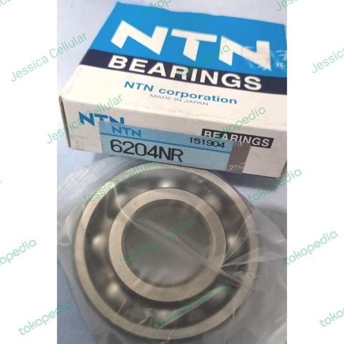 Ball Bearing With Ring 6204 Nr Ntn / 6204Nr Ntn