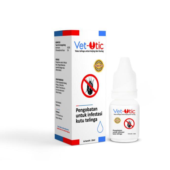 READY Vet Otic vetotic Vet-Otic Obat Kutu Tetes Telinga 10ml & Ear Mites Infestastion / Tungau