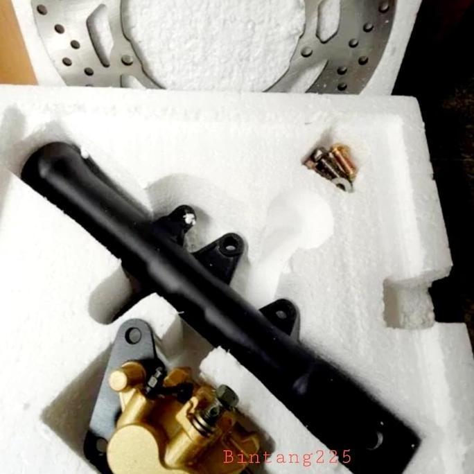 set disk brake tabung kiri R15 double disk - paket double disk R15 V2
