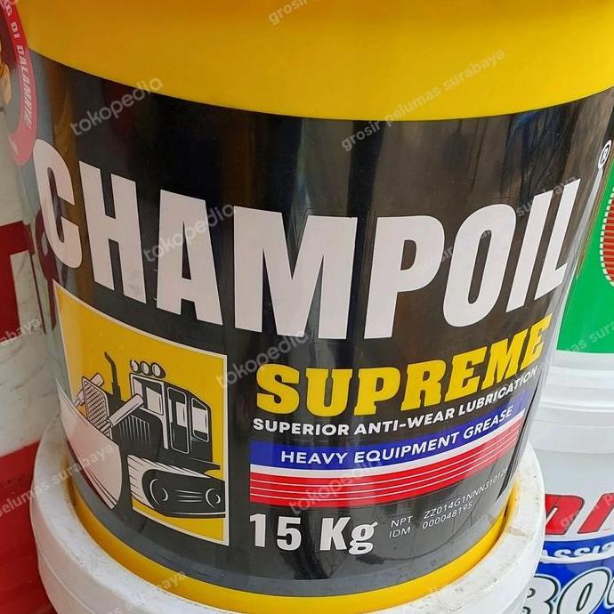 Promo gemuk champoil chassis 15kg grease / stempet Diskon