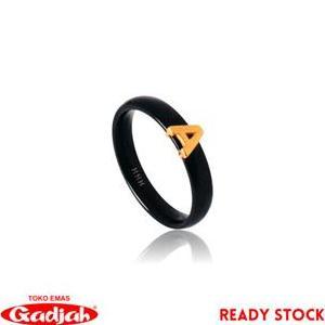Schmiewen- Cincin Emas Keramik Huruf - Toko Emas Gadjah