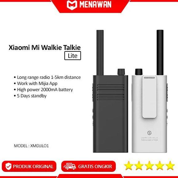 TERMURAH - Xiaomi Mi Walkie Talkie Lite HT Intercom Mijia Smart Walkie Talkie
