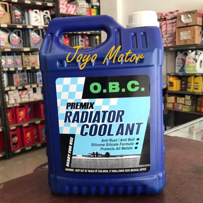 Promo Air Radiator Coolant OBC Warna Hijau 5 Liter Diskon