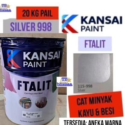 TERBARU - FTALIT 20kg Instan Ftalit Silver 998 Ftalit Pastel Green 112 Stone Grey 610 Irish White 20