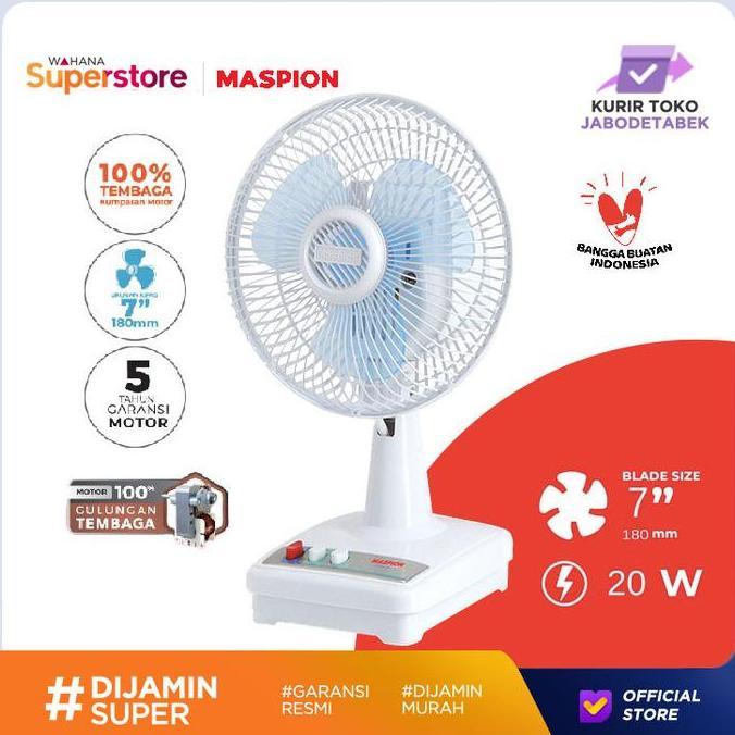 DEAL TERBAIK - Maspion Desk Fan 7 Inch - F-18 DA | F18DA