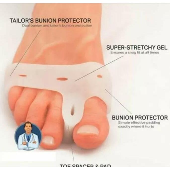 Medikl - Insoles Silicone Bunion Metatarsal Alas Kaki Sepatu Silikon Shoes