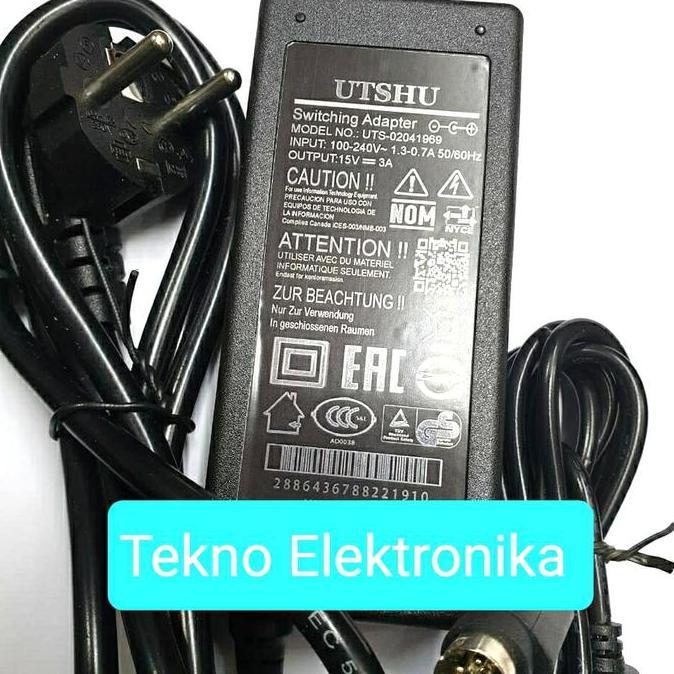 DISKON SPESIAL - Adaptor tv sharp aquos led lcd 15V 3A
