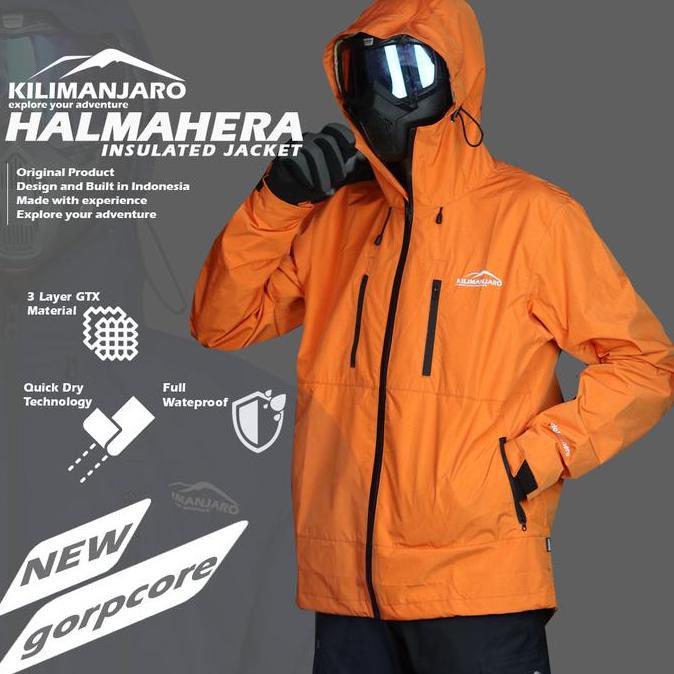Jaket Gorpcore Kilimanjaro Halmahera 3 Layer Waterproof - Jaket Goretex Kilimanjaro