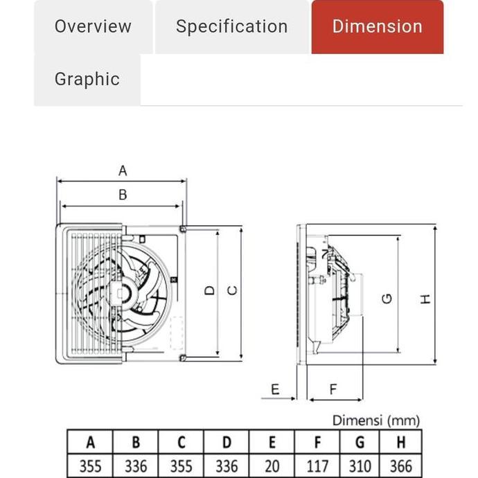 BEST SELLER - Ceiling Exhaust Fan/Eksos Plafon/Kipas Eksos KDK 25TGQ2(10") Baling