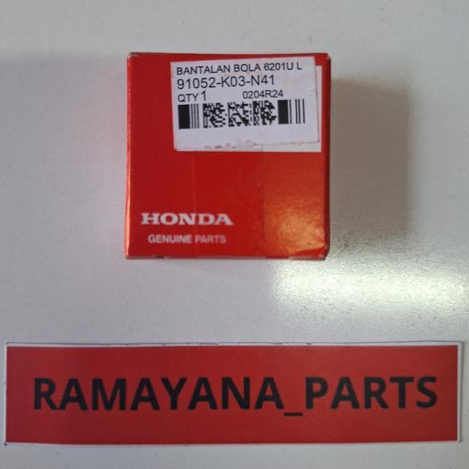 Laher Bearing Radial Ball 6201U L BeAT eSP PCX Sonic 150R Supra GTR 150 Supra X 125 FI 91052K03N41