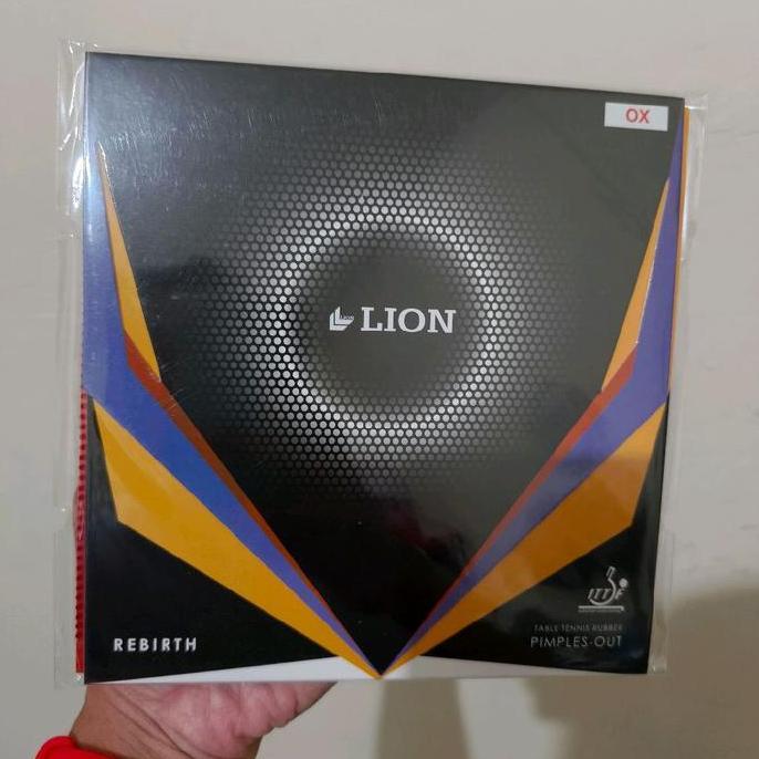 KARET TENIS MEJA BINTIK LION REBIRTH ORIGINAL OX