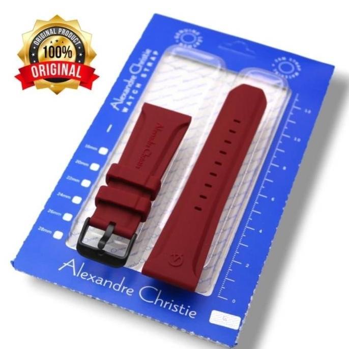 RUBBER KARET TALI JAM STRAP ALEXANDRE CHRISTIE AC9370 AC9371 AC9372 AC9373 AC9377 9370 9371 9372 937