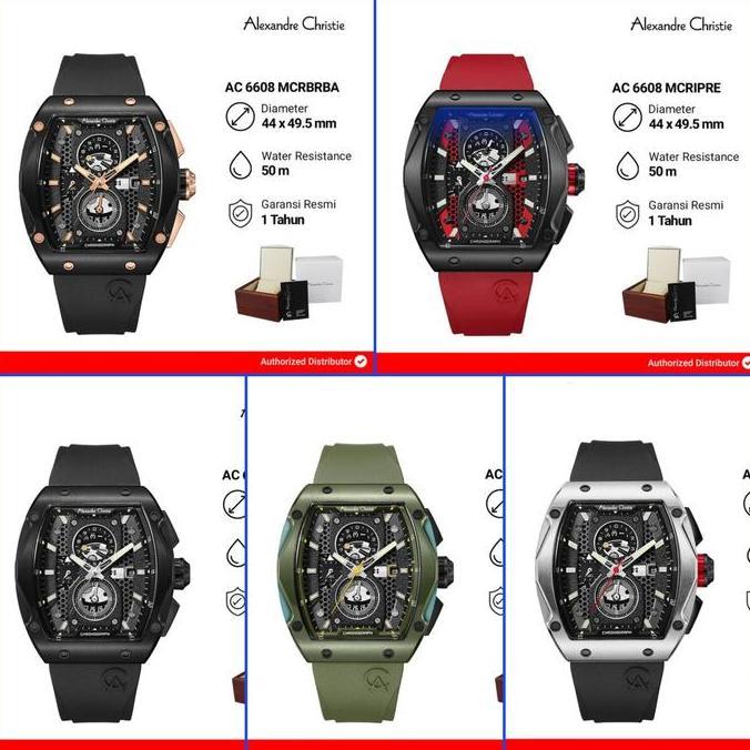ALEXANDRE CHRISTIE AC6608 AC 6608 JAM TANGAN PRIA ORIGINAL
