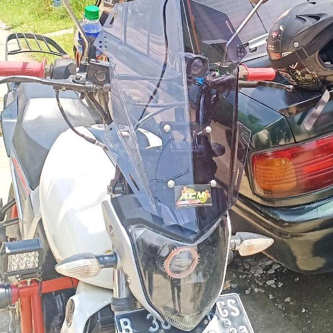 Paket Breket+Visor 50Cm V.3 Yamaha Byson Visor Byson Yamaha Byson Byson Modifikasi Byson Touring Ori