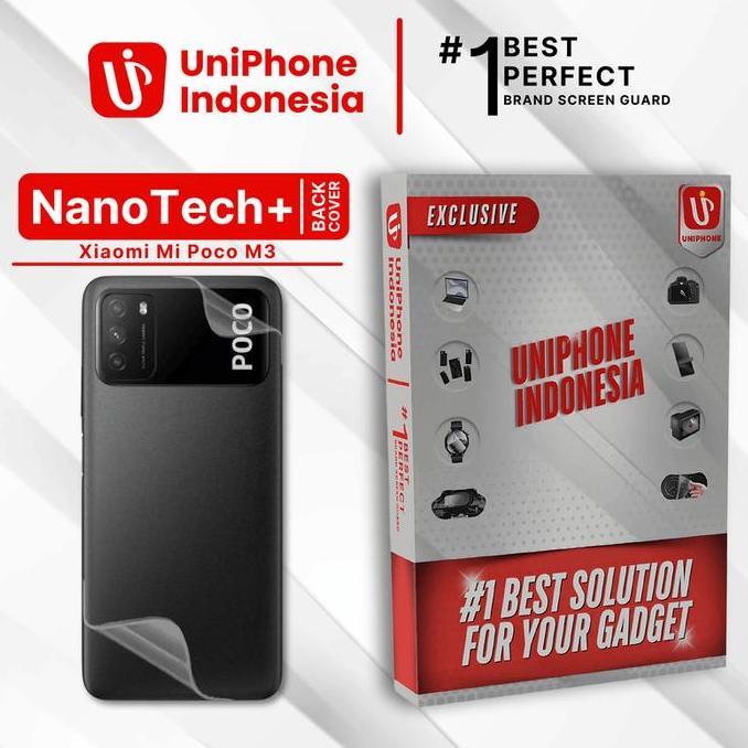 UniPhon EPU BIO GENESIS Hydrogel for POCO M3 / Back Cover Guard (Nanotech+ 100% Recycle) Premium Hid