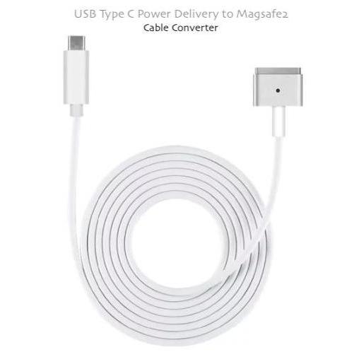 NEW Kabel Magsafe2 Converter USB Type C Power Delivery to Magsafe2