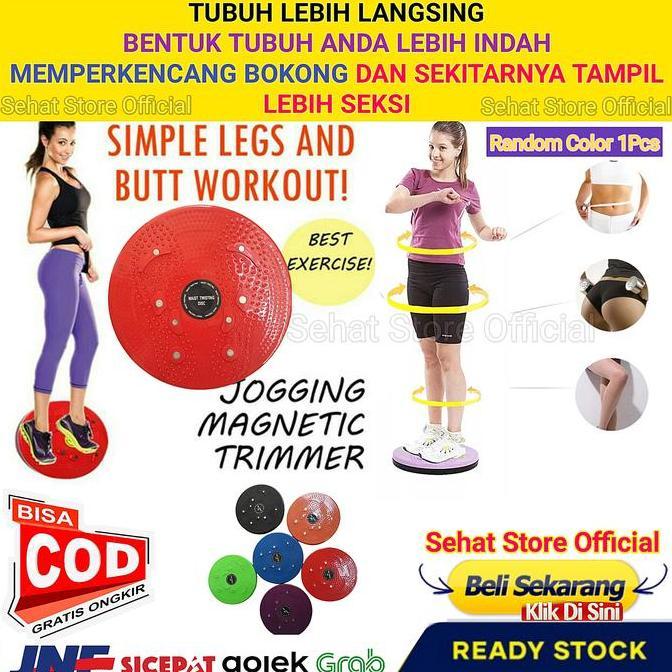 BEBAS ONGKIR - Alat Therapi Jogging Magnetic Trimmer Alat Pelangsing Tubuh Olahraga Badan Pembakar L