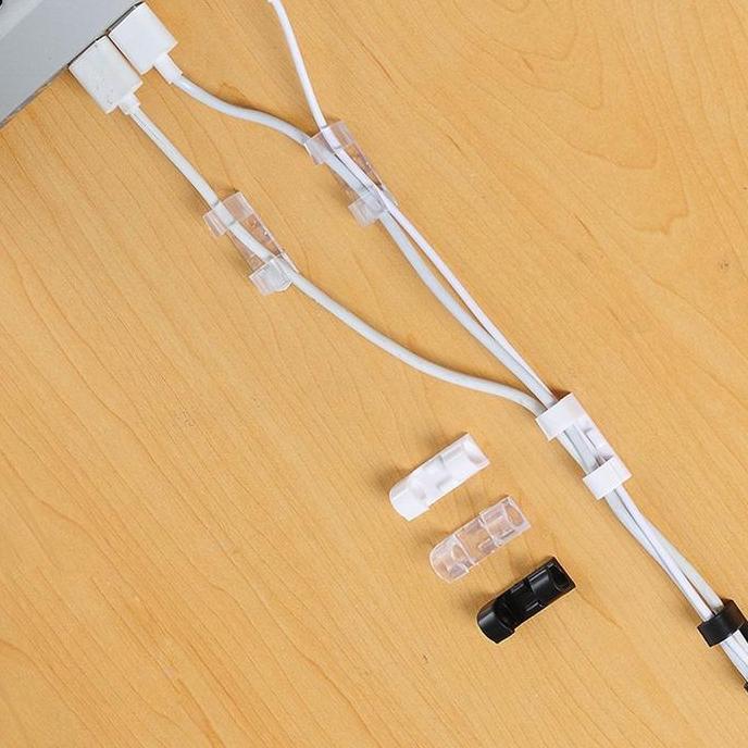 ZHOUCOZI Klip kabel tempel cable organizer klem kabel pengikat kabel tempel clip kabel