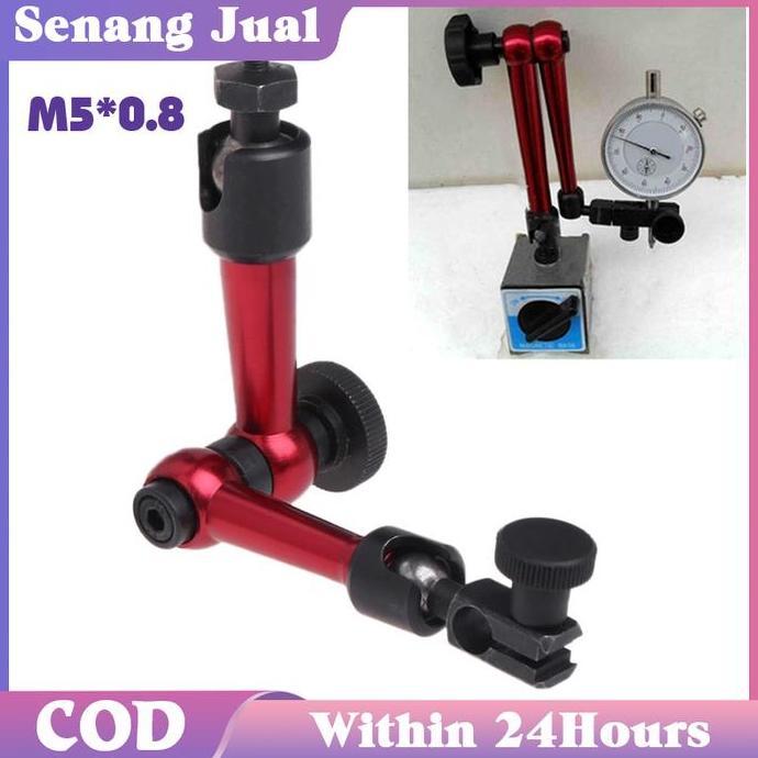 WESELTON M5 Indikator Dial Digital Magnetic Stand / Lengan Flexible Stang Dial Ukuran Mini