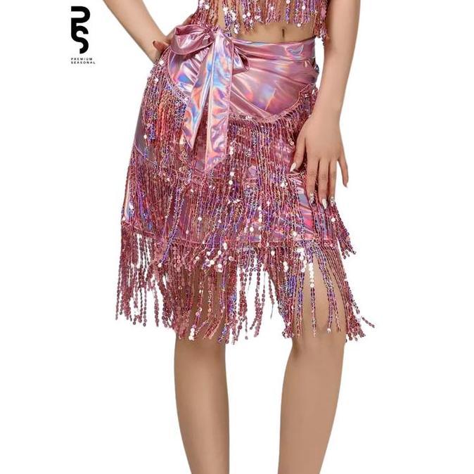 Rok Rumbai Ikat - Rok Tari Rumbai Ikat KS