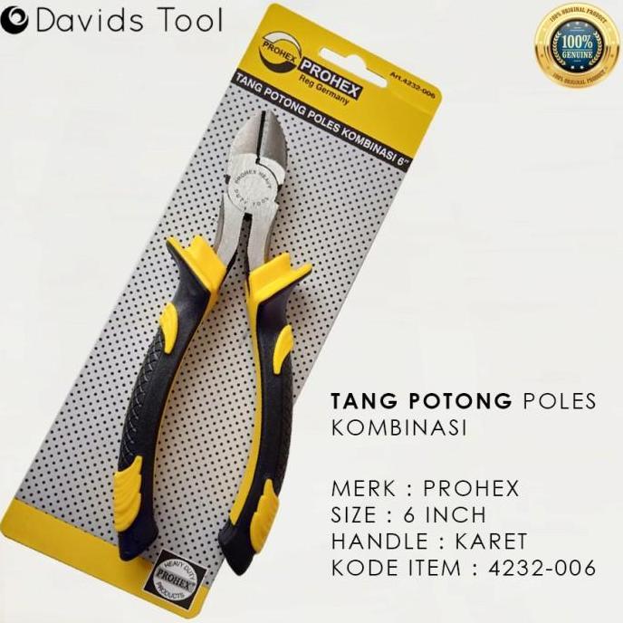 Tang Potong Kabel Listrik Kupas 6 Inch Prohex