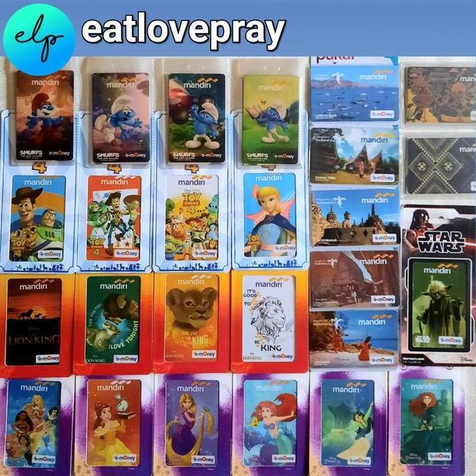 KARTU eMONEY eTOLL MANDIRI / E- Money E- Toll Card