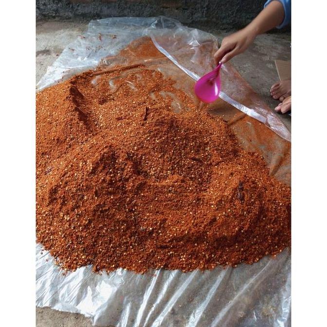 kroseh_shop cabe bubuk pedas 1 kg / bubuk cabe untuk seblak/boci / cabe bubuk cabai spices rempah ba