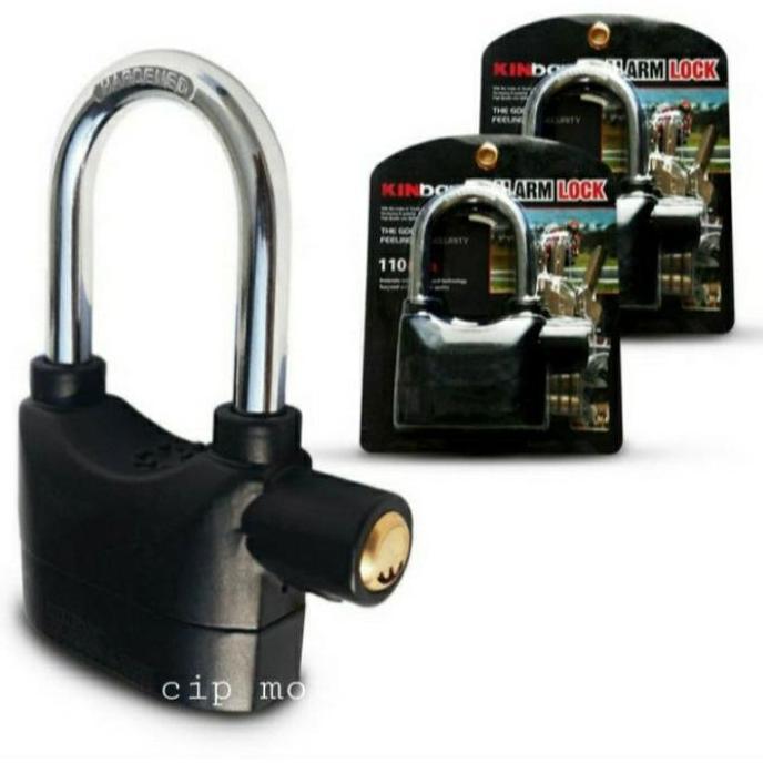 Gembok cakram ALARM anti maling Pengaman sepeda motor Nmax Aerox Pcx Adv Universal