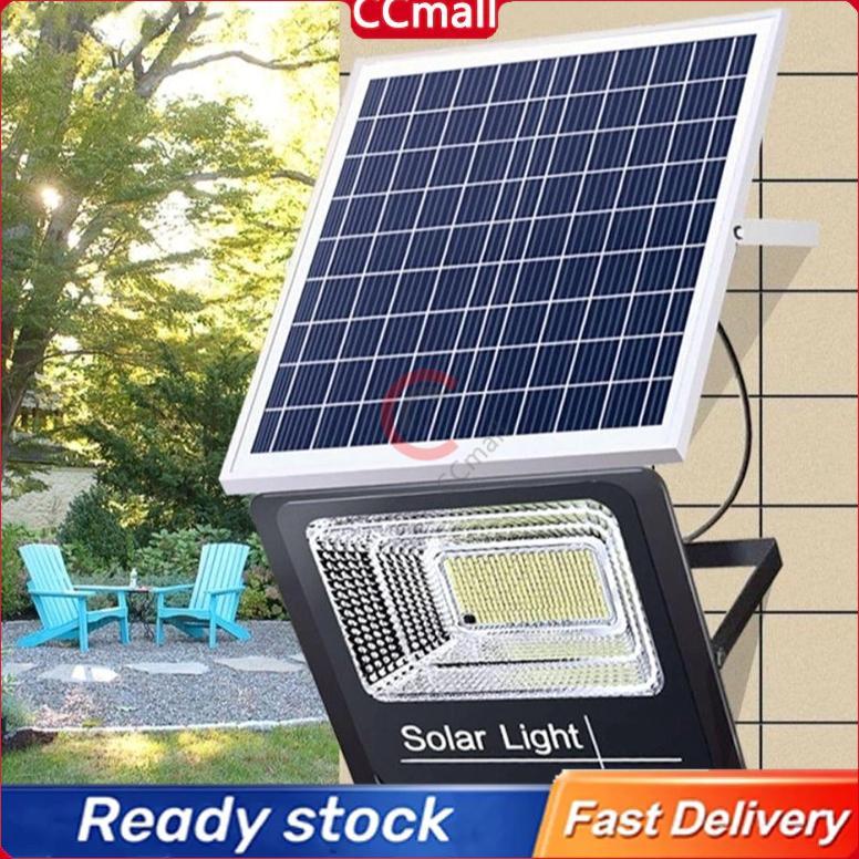 [Siap] 500W Lampu Sorot Solar Cell / Lampu Led Tenaga Matahari / Lampu Panel Surya / Lampu Tembak So
