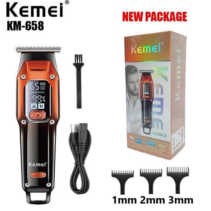 Kemei Km-658 Electric Hair Clipper Trimmer 7000Rpm 600Mah Cukur Rambut Km 658 Km659