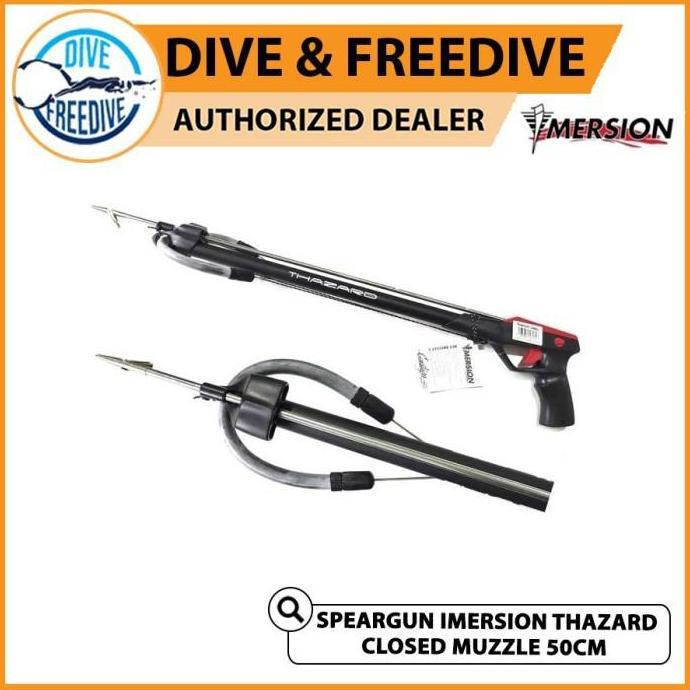 TERLARIS - Speargun Imersion Thazard Panah Ikan Closed Muzzle Spearfishing 50cm