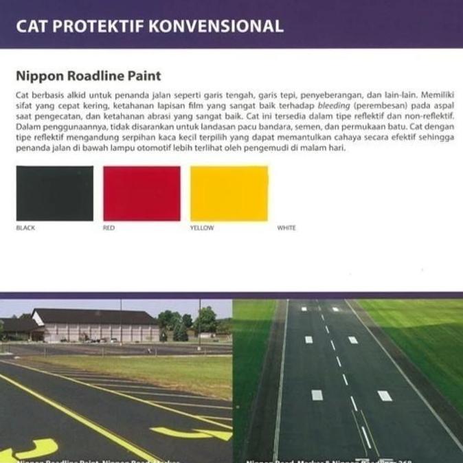 NEW - Roadline Paint 5kg Nippon Paint Cat Roadline 5kg Nippon Paint Cat Marka Jalan Cat Jalan Nippon